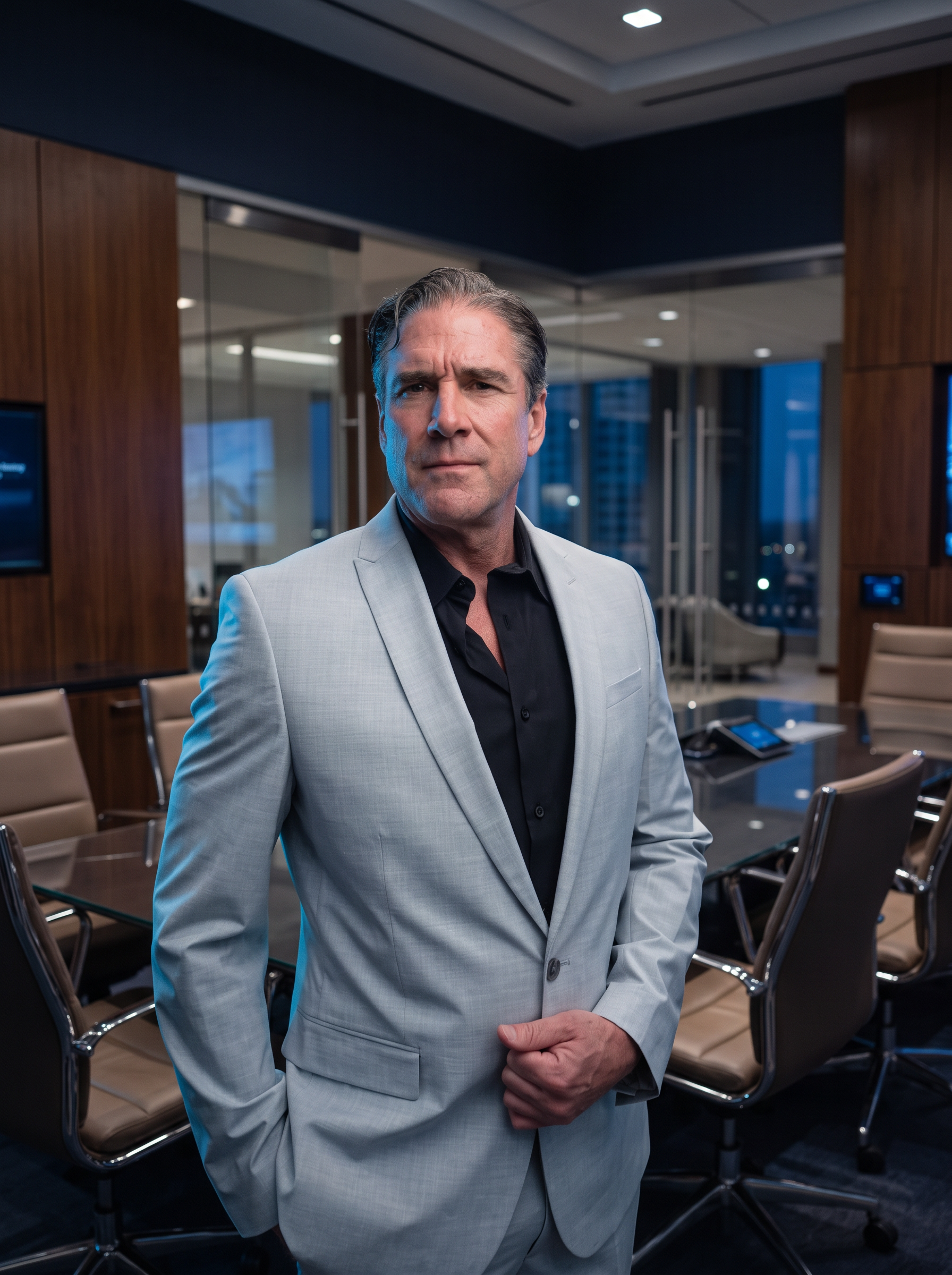 Kane S. Sherman, MBA, in a boardroom